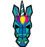 LED mask 'Unicorn' (luminous / glow in the dark)