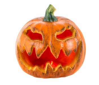 Zucca di Halloween lampeggiante  (16 cm)