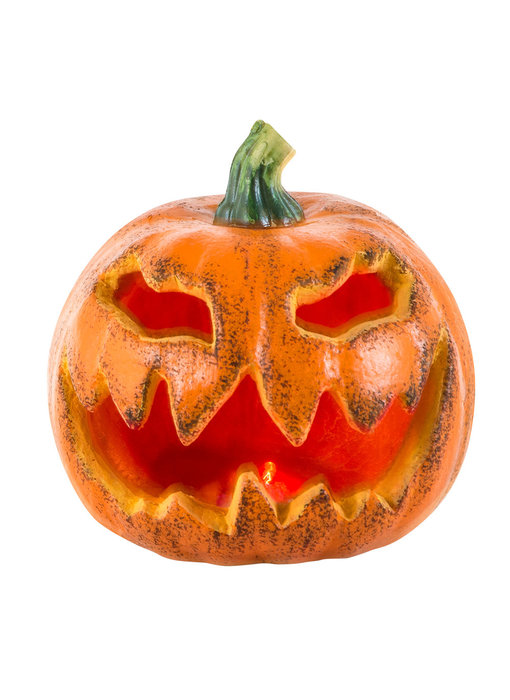 Zucca di Halloween lampeggiante  (16 cm)