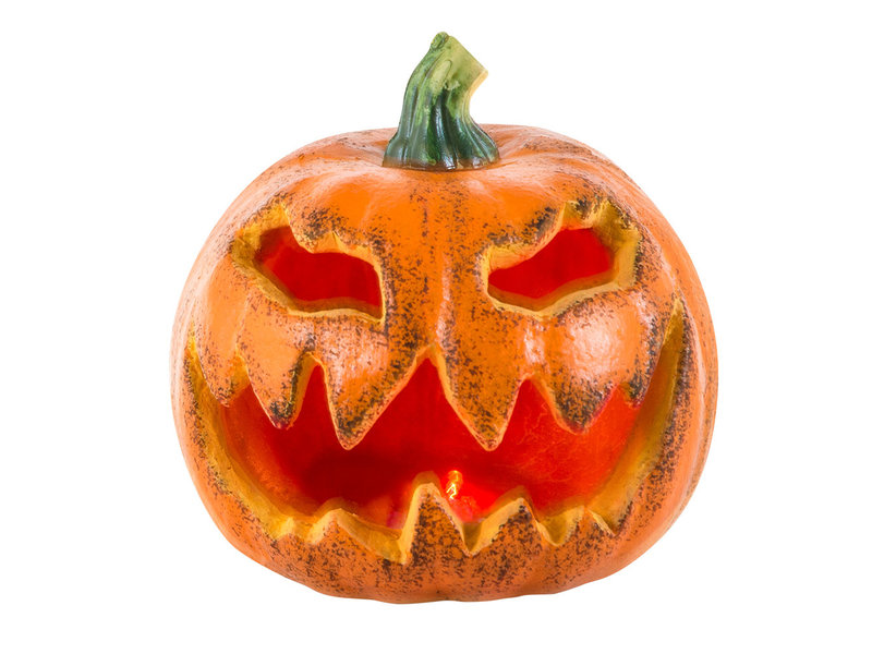 Decorazione di Halloween Zucca lampeggiante (16cm)