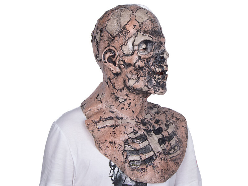 Zombie mask with chest piece (Walking Dead)