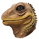 Lizard mask (brown reptile) 'iguana'