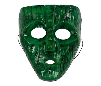 Holzmaske aus grüner Jade (Die Maske)