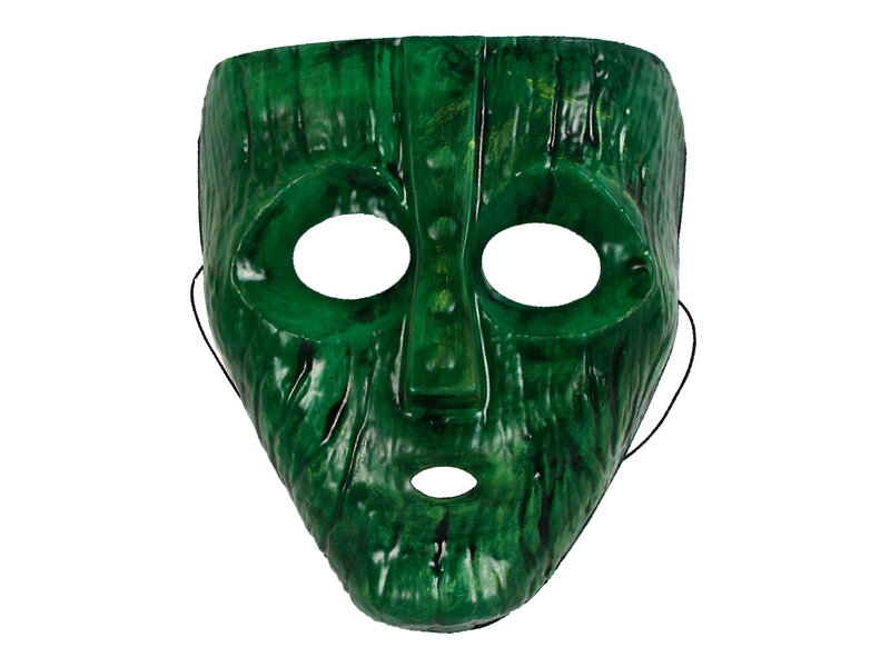 Holzmaske aus grüner Jade (Die Maske)