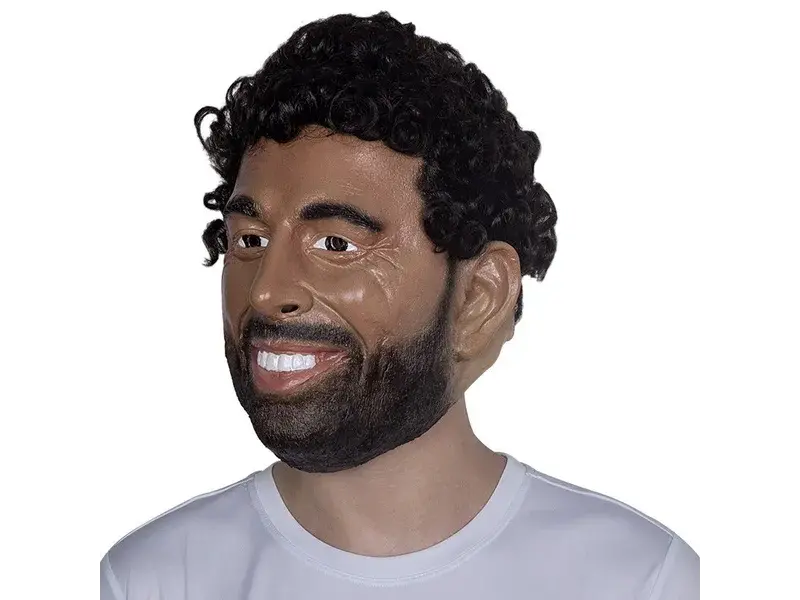 Mohamed Salah mask (Arabian man mask with beard)