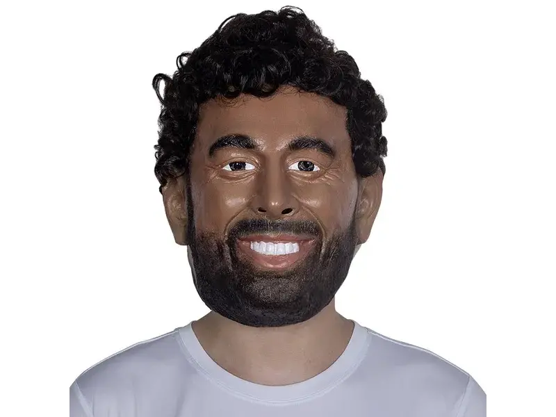 Mohamed Salah masker (Arabische man masker met baard / Arabier)