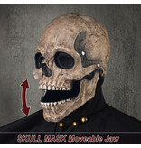 Skull mask with moving jaw (small size)