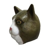 Cat mask (brown white)