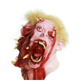 Masque d'horreur (gore mutant) avec des cheveux