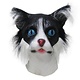 Cat mask (black and white)