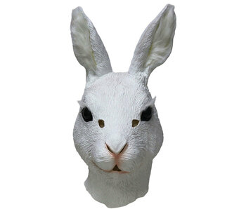 Masque de lapin (blanc)