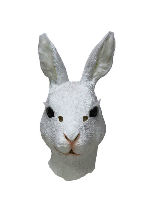 Masque de lapin (blanc)