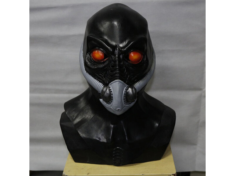 Alien mask 'The Invader' (black)