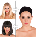 Hair net (black) for latex mask