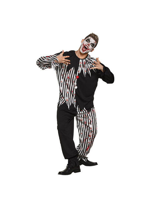 Clown kostuum Bloody Jester (volwassenen)