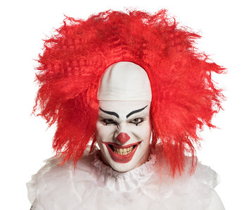Parrucca da clown (rossa)