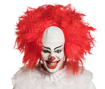 Perruque de clown (rouge)