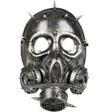 Steampunk gas mask (metal look gray)