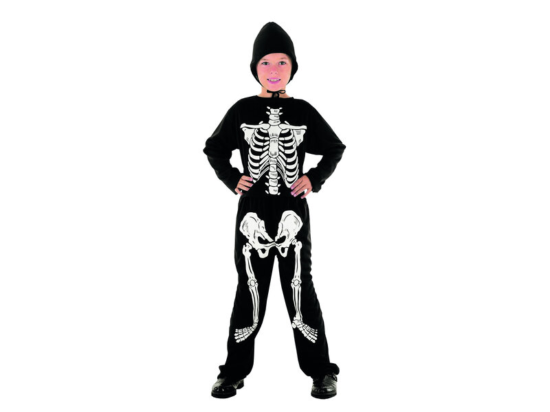 Costume per bambino 'Scheletro' (4-5-6 anni) Costume di Halloween