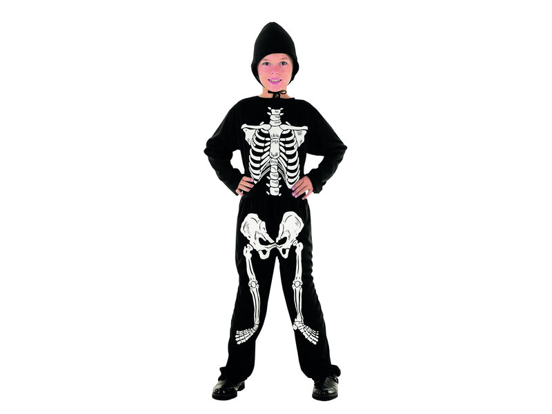 Kinderkostüm „Skelett“ (4-5-6 Jahre) Halloween-Kostüm