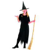 Kinderkostuum 'heks' (7-8-9 jaar) Halloween kleding