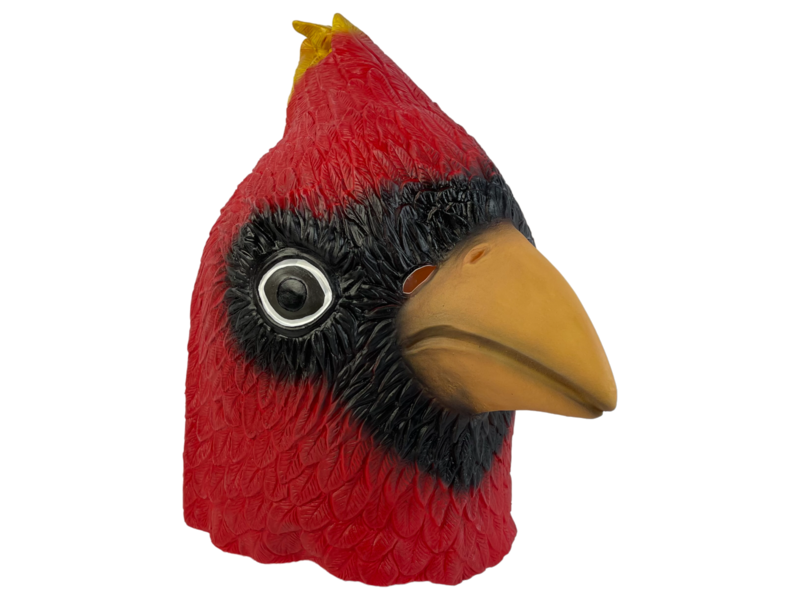 Masque d'oiseau "Cardinal"