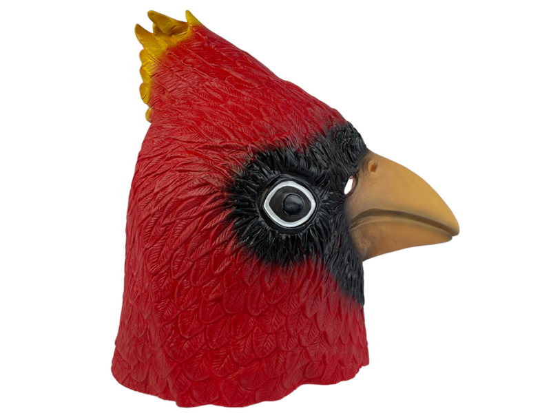 Maschera a Uccello 'Cardinale rosso'