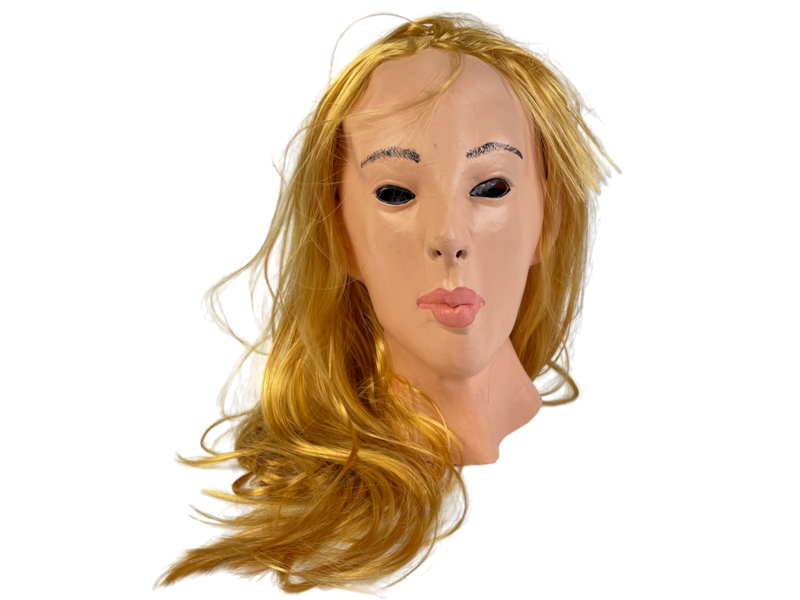 Female mask (blond hair)