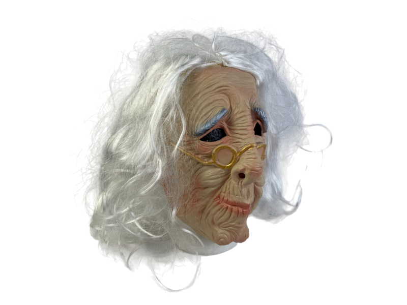 Oude vrouw masker