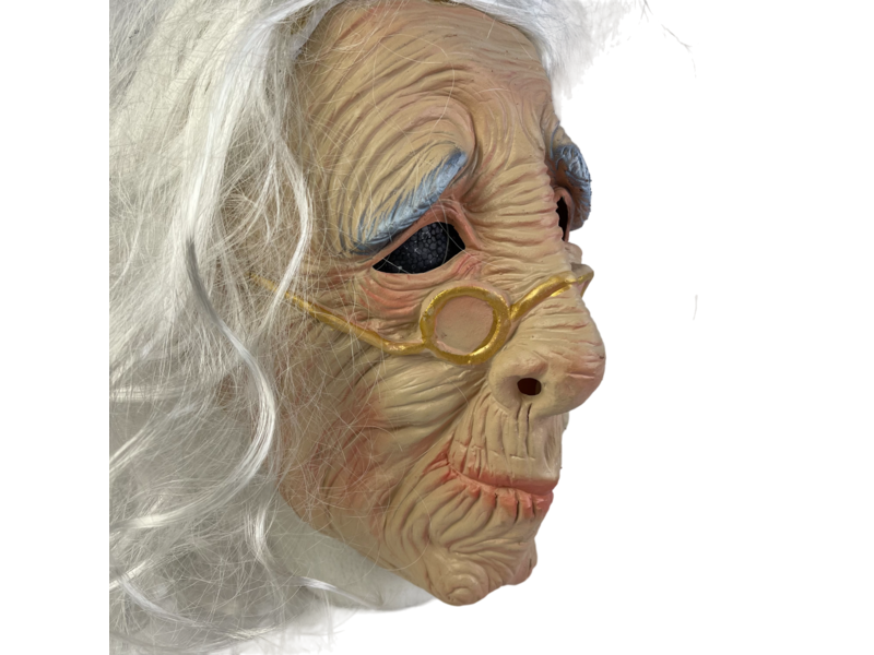 Masque for Sale avec l'œuvre « Vieille dame édentée visage très