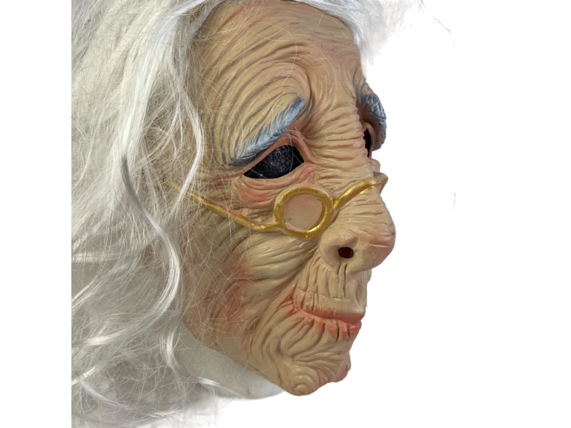 Oude vrouw masker