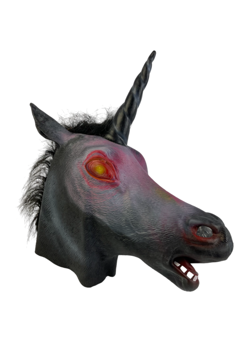 Eenhoorn masker (Duivelse unicorn)