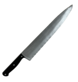 Coltello da cucina (44 cm, foam) Accessorio per gli attributi del film realistico