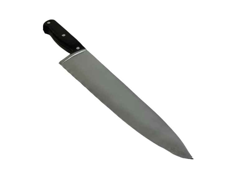 Kitchen Knife  (Foam, 44 cm) Realistic Lifelike Movie Attribute Prop Accessory