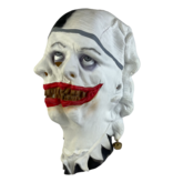 Horror clown mask (Siamese black and white jester)
