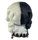 Horror clown masker (Siamese zwart witte jester)