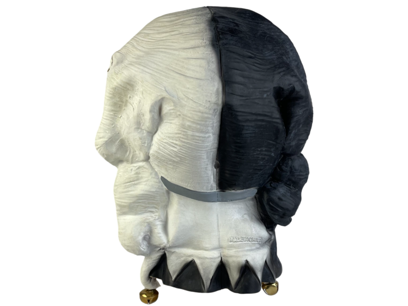 Horror clown mask (Siamese black and white jester)