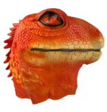 Lizard mask (orange brown)