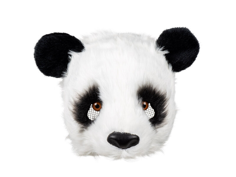 Maschera in peluche Panda