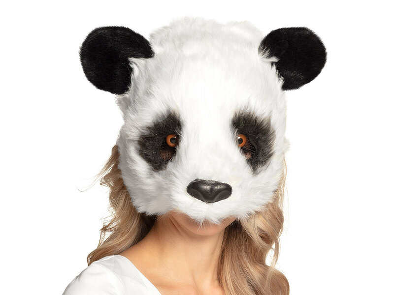Maschera in peluche Panda