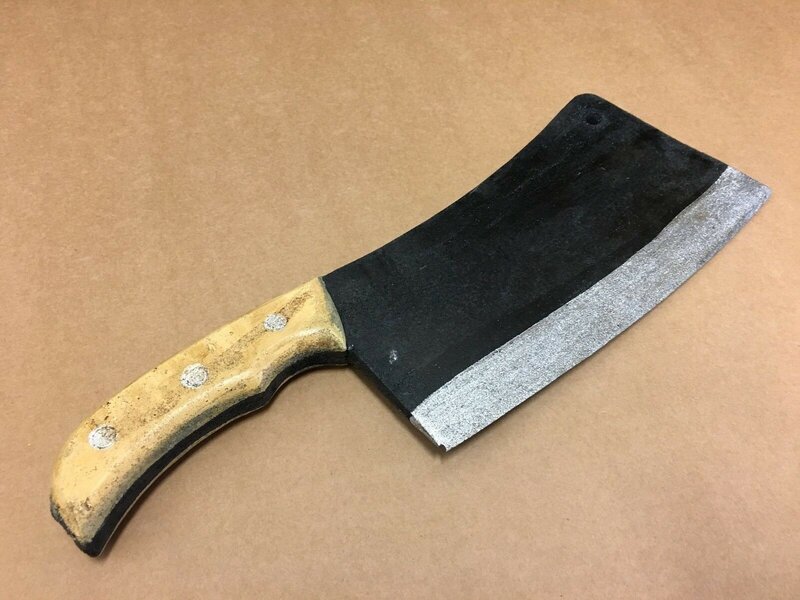 Cleaver (foam) realistic lifelike movie prop prop accessory