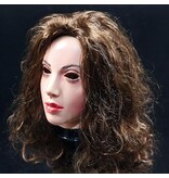 Masque Deluxe pour femme (cheveux bruns bouclés)