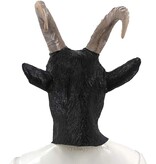 Steenbok masker (zwart)