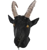 Steenbok masker (zwart)