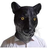 Panter masker (zwart)