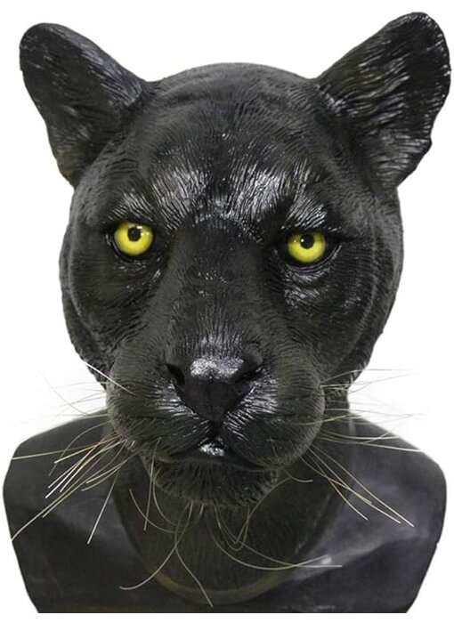 Panter masker (zwart)