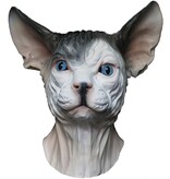 Masque de chat nu (gris)