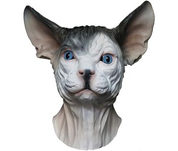 Masque de chat nu (gris)