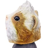 Hamstermaske (weiß-braun)