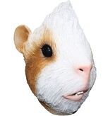 Masque de hamster (blanc-marron)